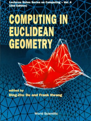 cover image of Computing In Euclidean Geometry ()